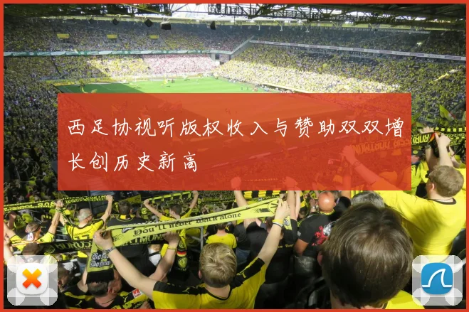 西足协视听版权收入与赞助双双增长创历史新高
