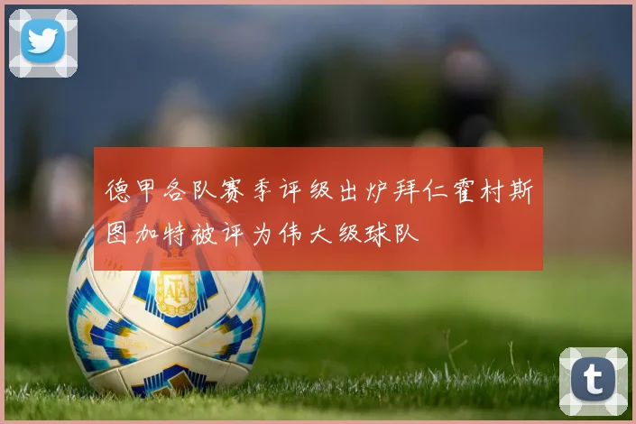 德甲各队赛季评级出炉拜仁霍村斯图加特被评为伟大级球队